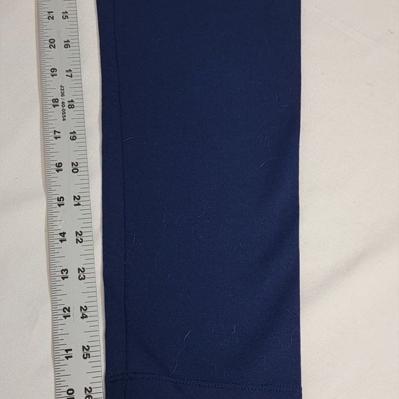 Lands' End Tough Cotton Ankle Legging Deep Sea Navy Girls Plus Size XL (… - Picture 3 of 10